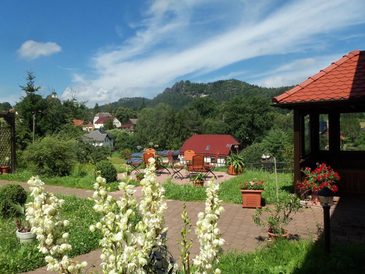 Ferienpension Gabriele 15 Kurort Gohrisch Esterno foto